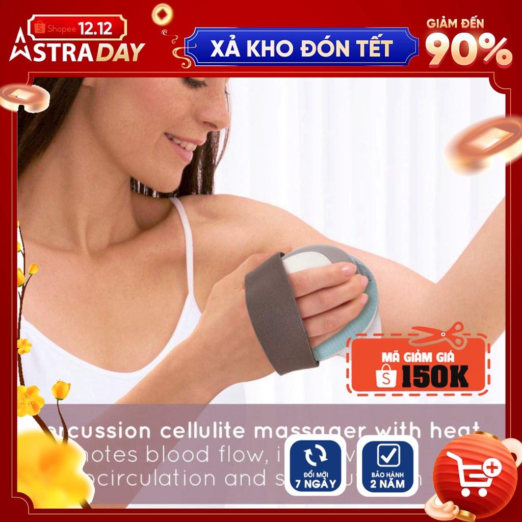 [ Giảm eo siêu tốc] Máy massage tan mỡ, giúp săn chắc, làm mịn vùng da sần vỏ cam Homedics CELL-100-EU