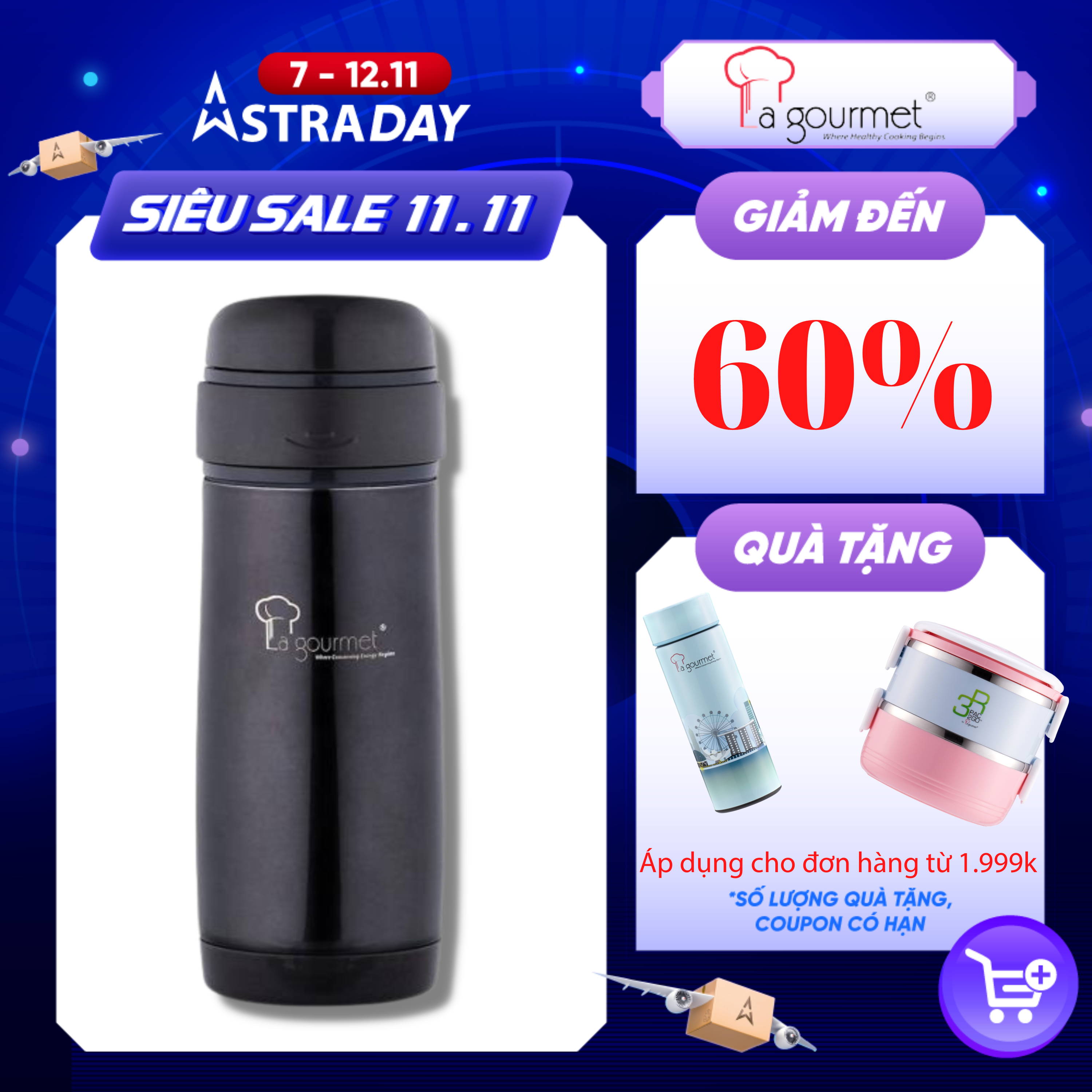 Bình Giữ Nhiệt La gourmet Sakura Plus (320ml)-338617