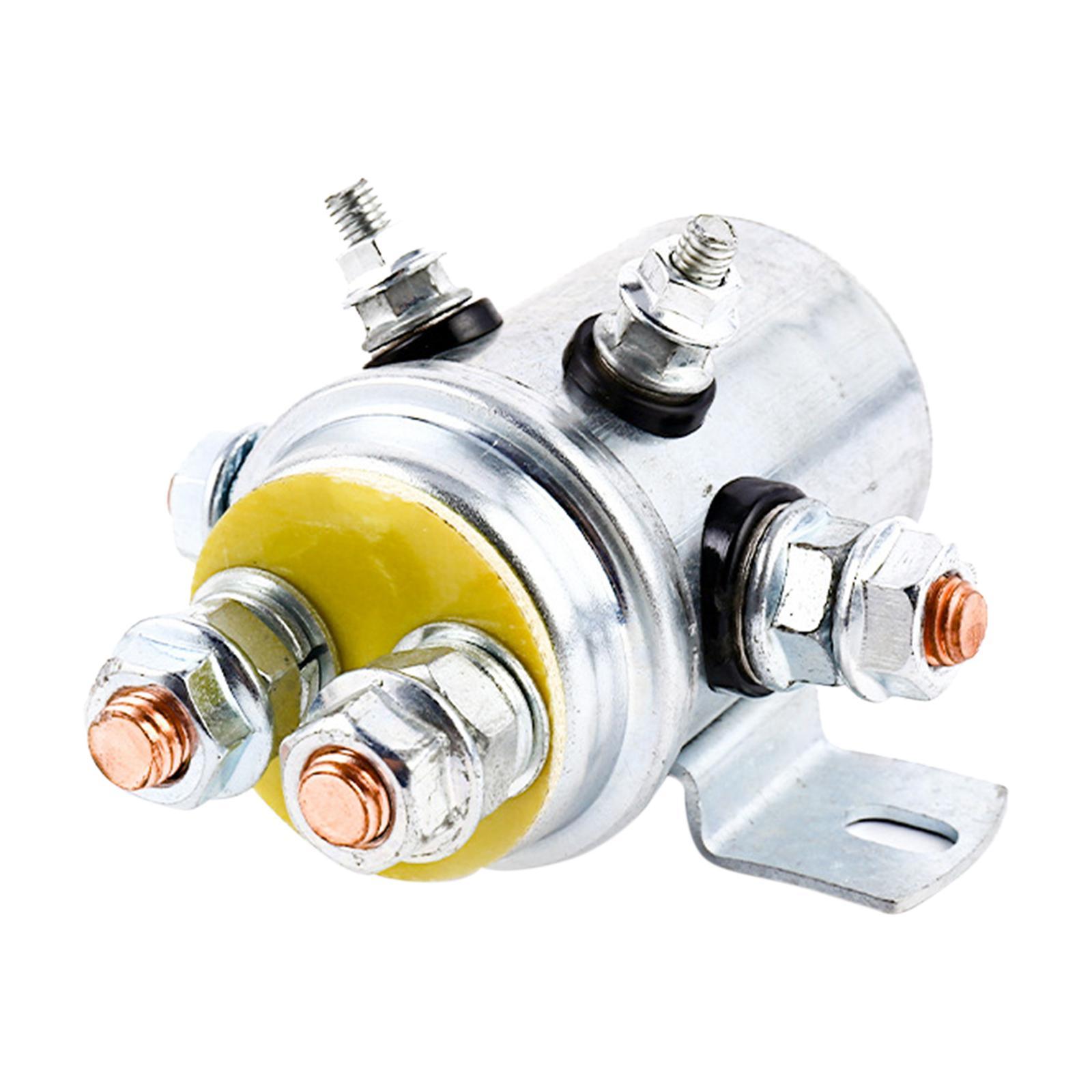 Switch Relay Solenoid 3 Terminal Marine 12V 600A Winch Contactor Continuous Solenoid Relay