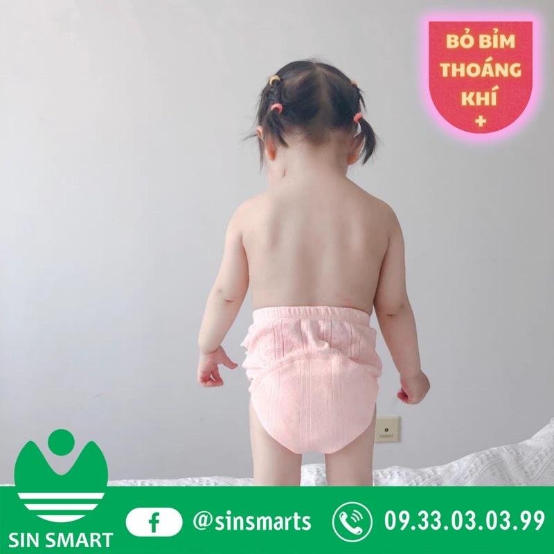 Quần tập bỏ bỉm THOÁNG KHÍ cao cấp dành cho bé 4-17KG