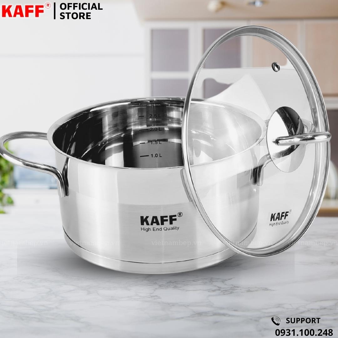 Nồi Inox cao cấp  KAFF KF-ST09304 size 20x10cm-Hàng chính hãng