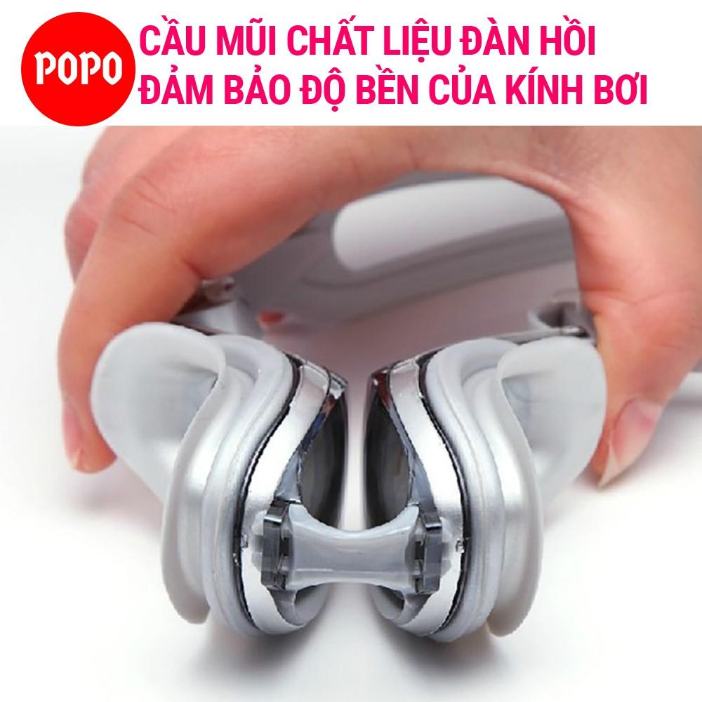 Kính bơi cận thị có độ từ 1.5 đến 8.0 POPO 610 kiếng bơi cận người lớn nam nữ chống UV, chống sương mờ