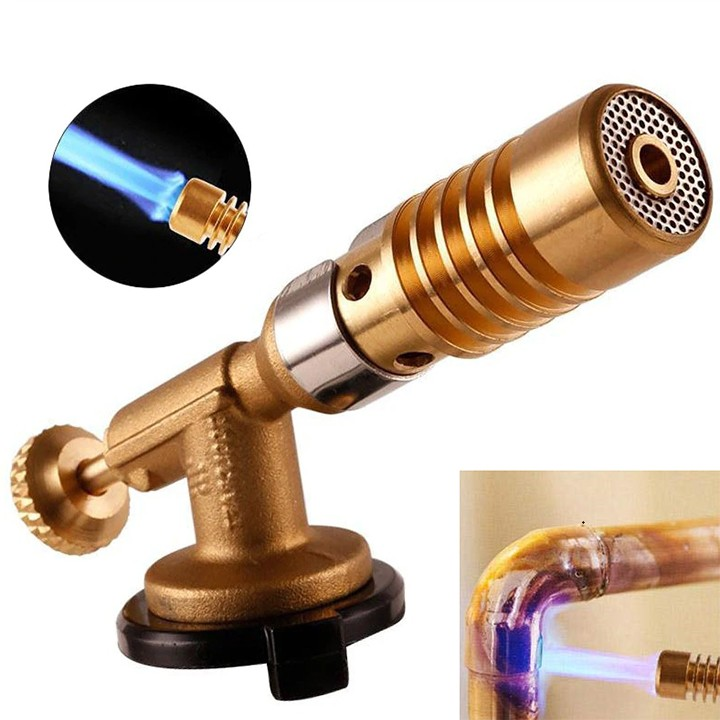 Đèn Khò Ga Mini Cầm Tay Đồng Nguyên Chất 100%( khò đồng thau )