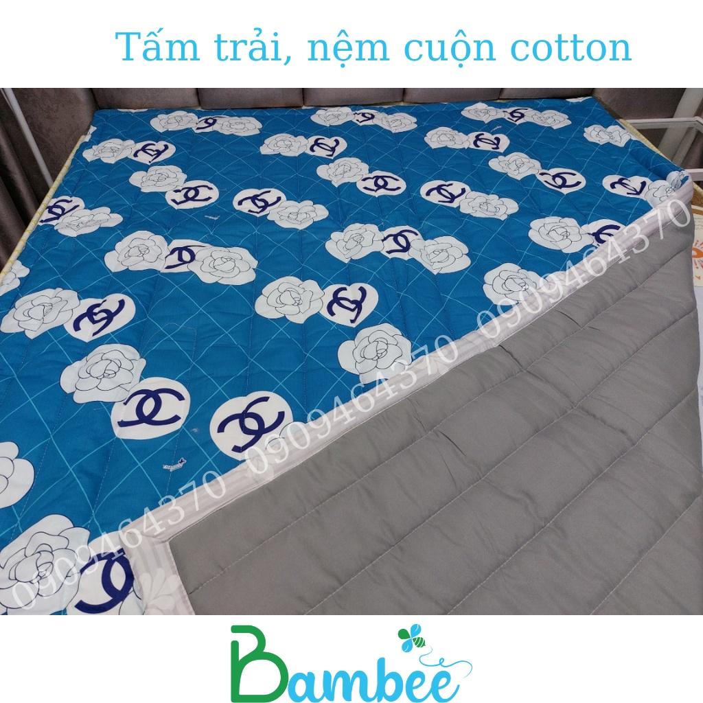 Nệm cuộn cotton, topper (tấm trải) tiện ích