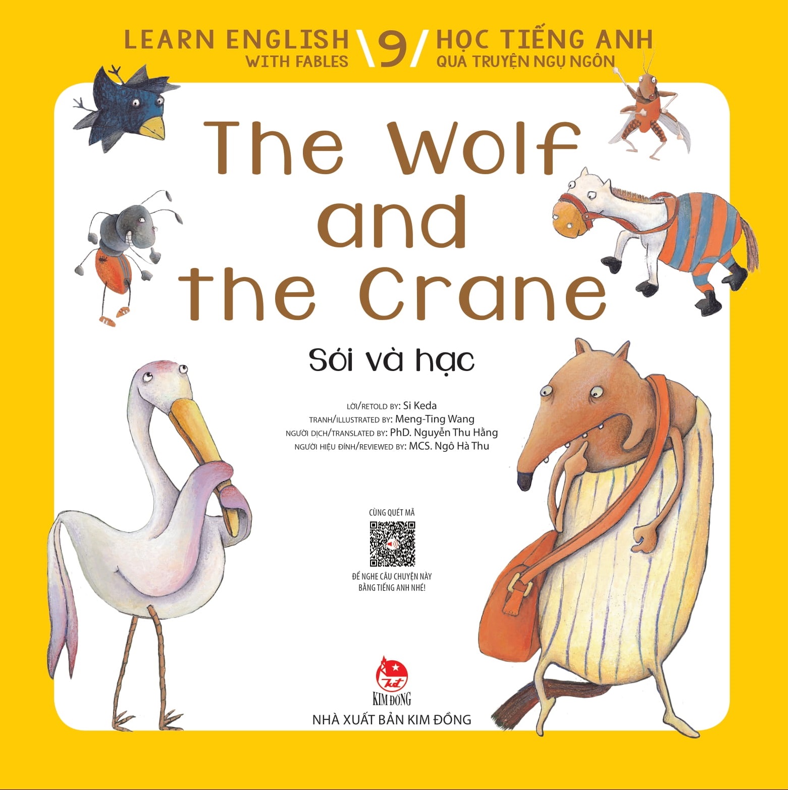 Learn English With Fables 9 - Học Tiếng Anh Qua Truyện Ngụ Ngôn - Tập 9 - The Wolf And The Crane - Sói Và Hạc