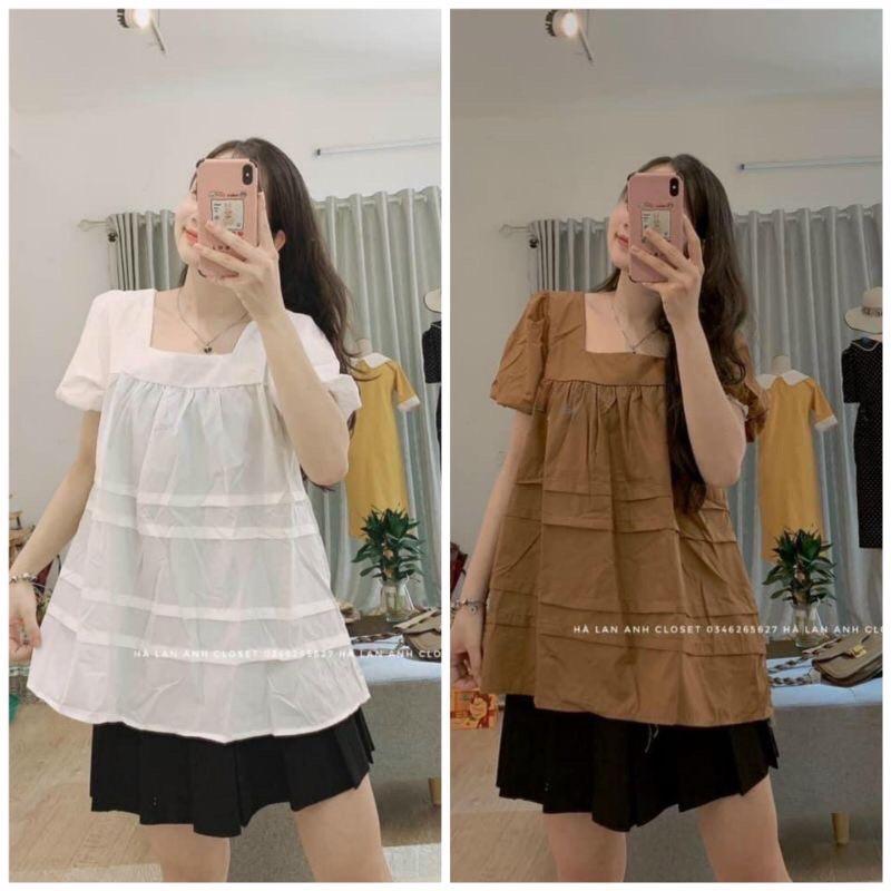 Áo BẦU chất thô đẹp MAMADRESS rẻ thiết kế thanh lịch cho mẹ Bầu đi làm di dạo tiện lợi sang chảnh