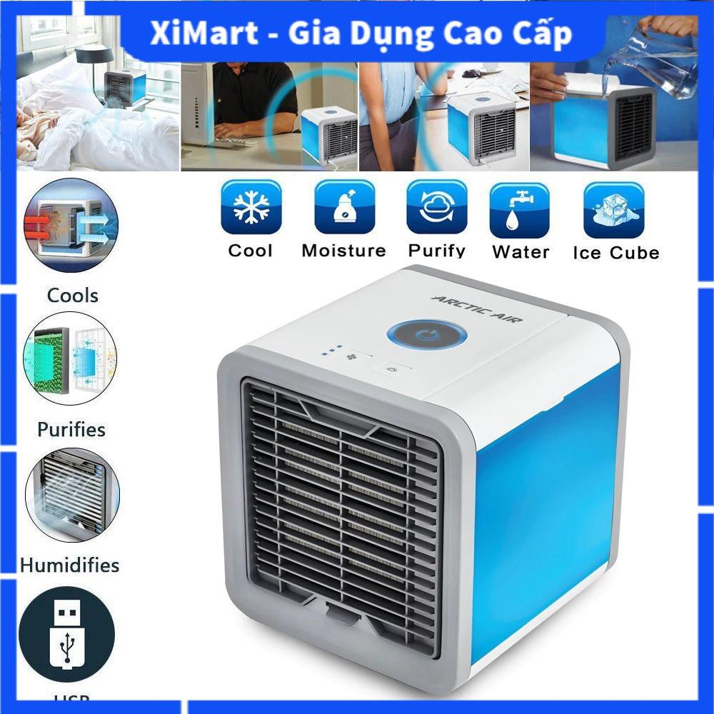 Quạt Đá Điều Hòa Hơi Nước Mini Để Bàn - Quạt Phun Sương Mini Làm Mát Đánh Tan Cái Nóng Mùa Hè