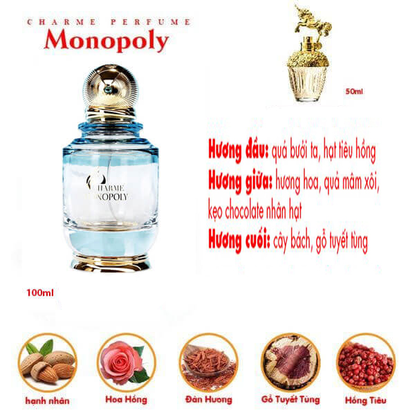 Nước hoa nữ Charme Monopoly 100ml