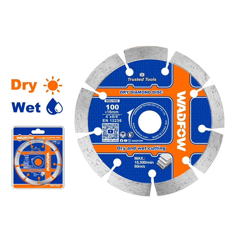 [CHÍNH HÃNG] Lưỡi cắt gạch khô-ướt 100x16mm WDC1K06 WADFOW