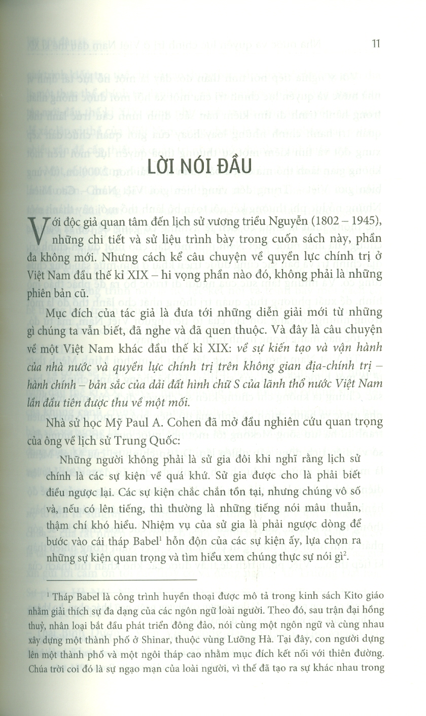 Nhà Nước Và Quyền Lực Chính Trị Ở Việt Nam Đầu Thế Kỷ XIX