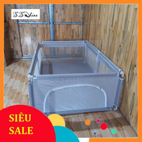 Quây cũi nhà bóng MOMMYKIDS MINH CHÂU Cho bé chống va đập,khung hợp kim chắc chắn 1M5 X 1M5 và 1m2 x 1m8