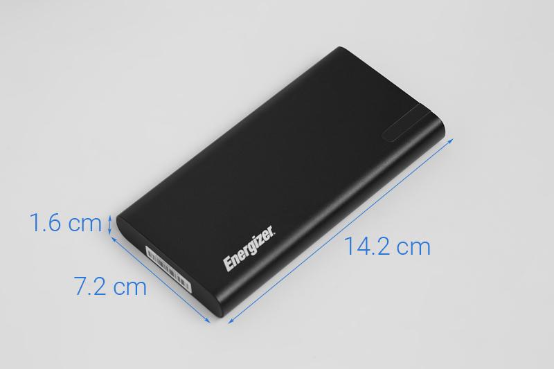 Pin sạc dự phòng Polymer 10.000 mAh Type C PD QC3.0 Energizer UE10047PQ - Hàng chính hãng