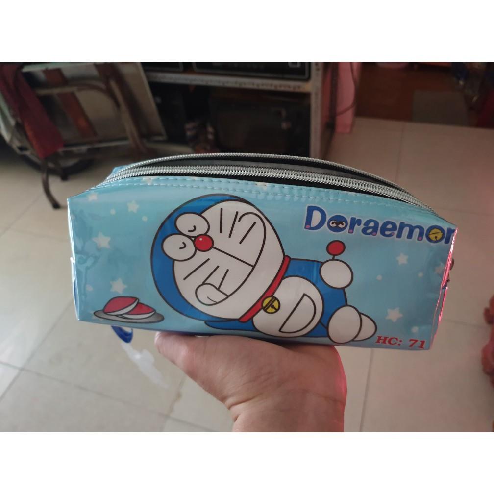 Hộp bút Hai ngăn Doraemon ( màu ngẫu nhiên)