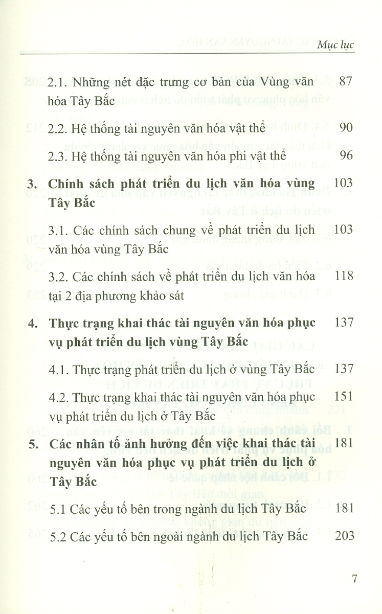 Khai Thác Tài Nguyên Văn Hóa Để Phát Triển Du Lịch Bền Vững Vùng Tây Bắc (Sách chuyên khảo)