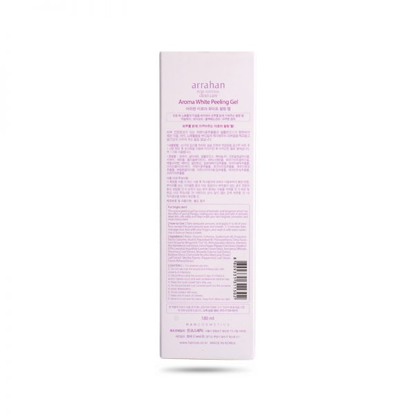 Kem Tẩy Tế Bào Chết Và Dưỡng Ẩm Da Arrahan Pure Natural Clean Care Aroma Peeling Gel 180ml