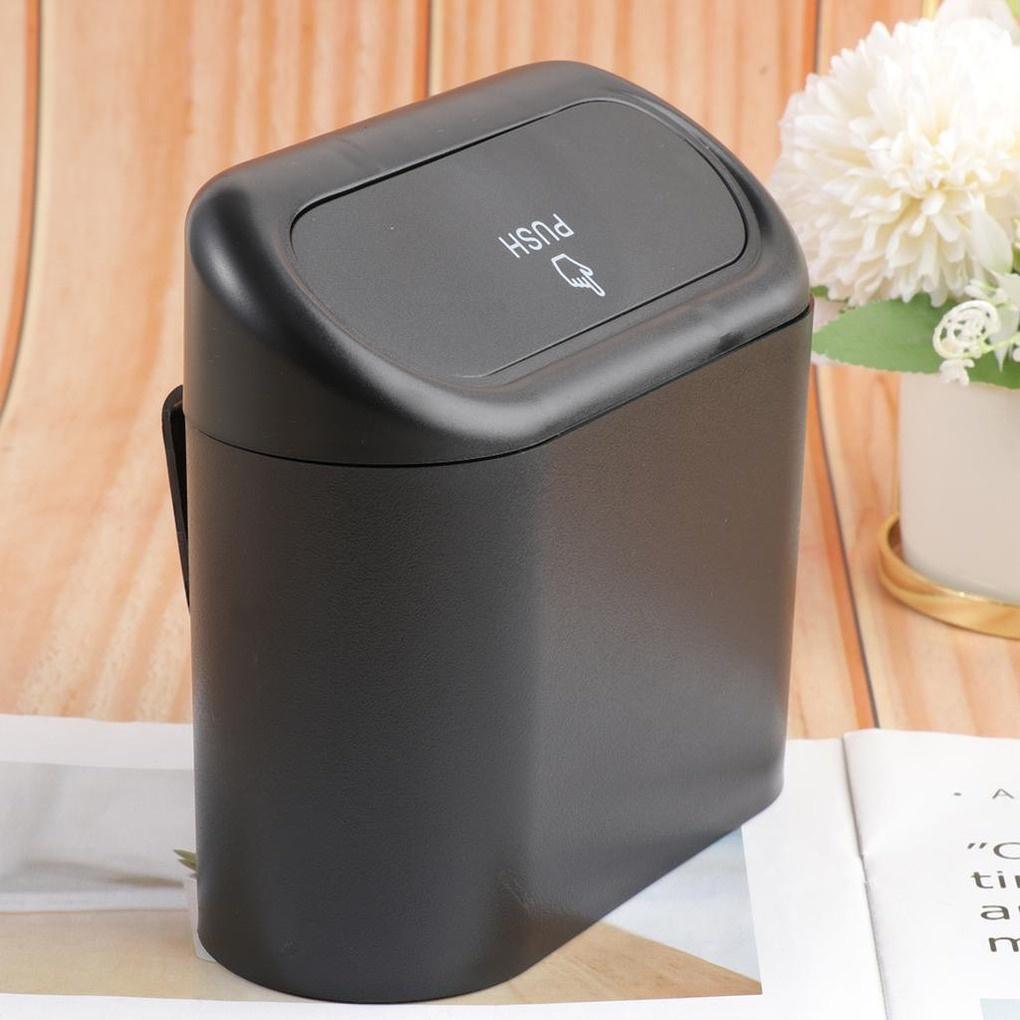 Thùng đựng rác mini để trong ô tô tiện lợi chất liệu nhựa ABS