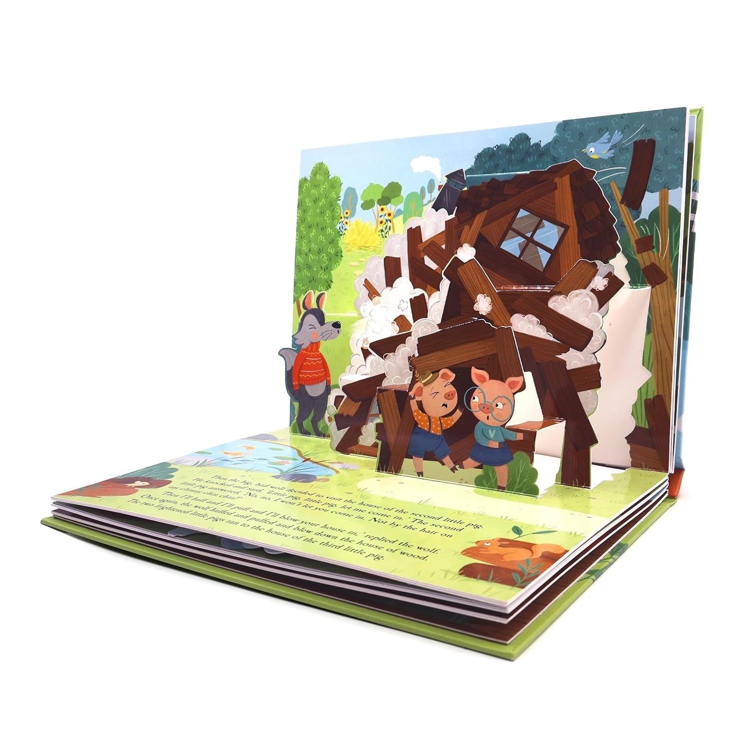 Sách Fairy Tale Pop Up - Three Little Pigs