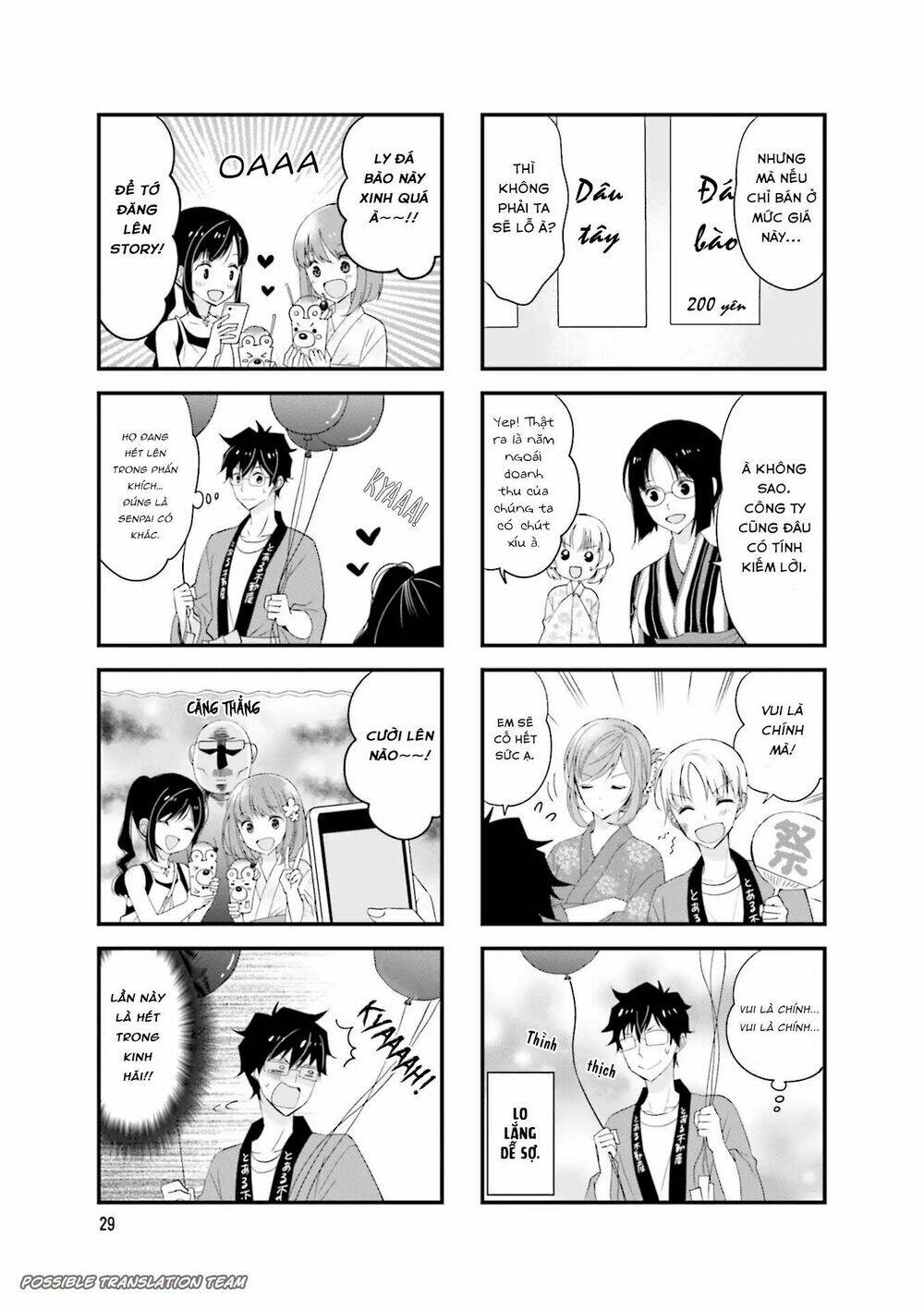 senpai nhỏ nhắn của tôi rất dễ thương chapter 19 5