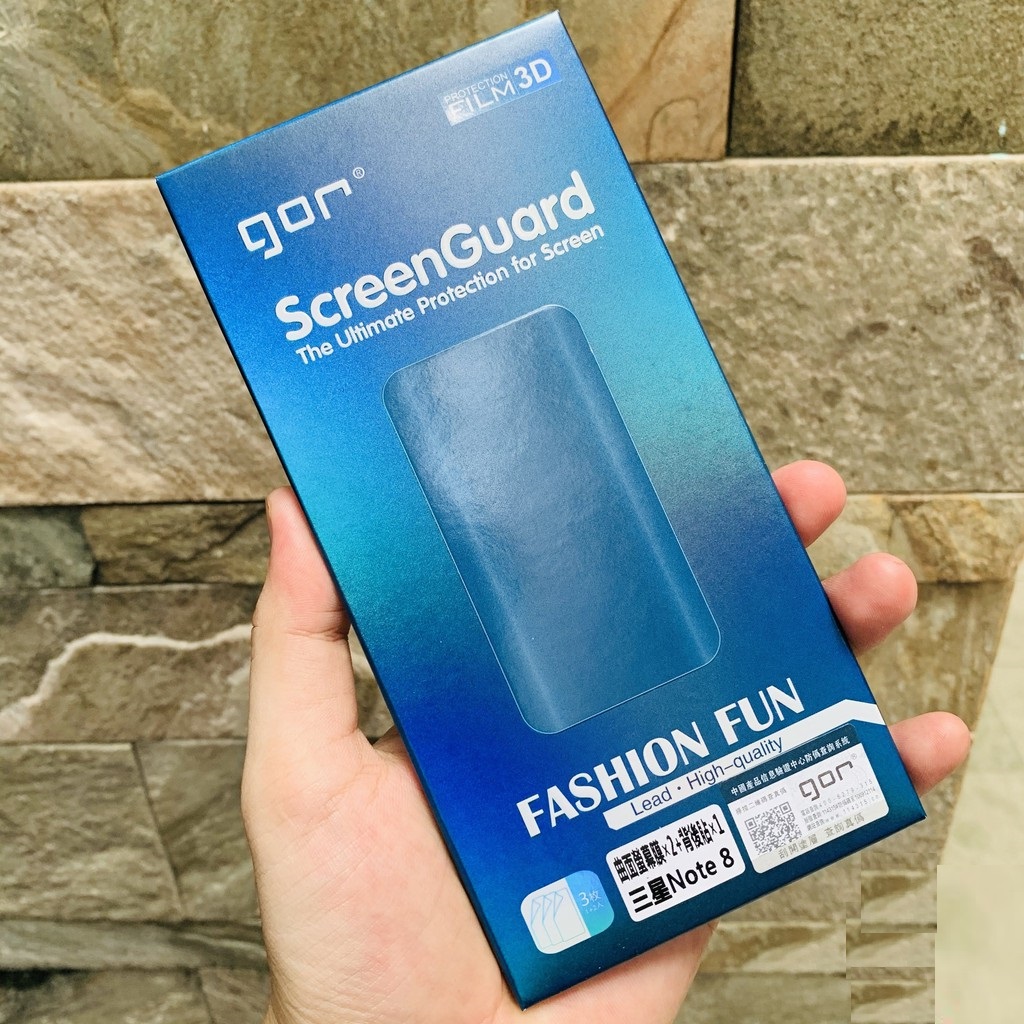 Miếng Dán Dẻo Gor 3D Cho Samsung Galaxy Note 8 (Dán Full màn hình) - Hàng nhập khẩu