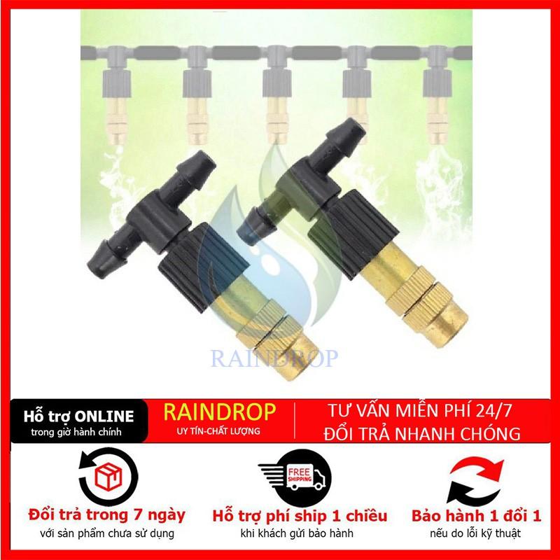 Bộ KIT Phun Sương Tưới Cây Tự Động gồm 20 Béc Bằng Đồng Cao Cấp kèm 20m Dây và đầy đủ phụ kiện