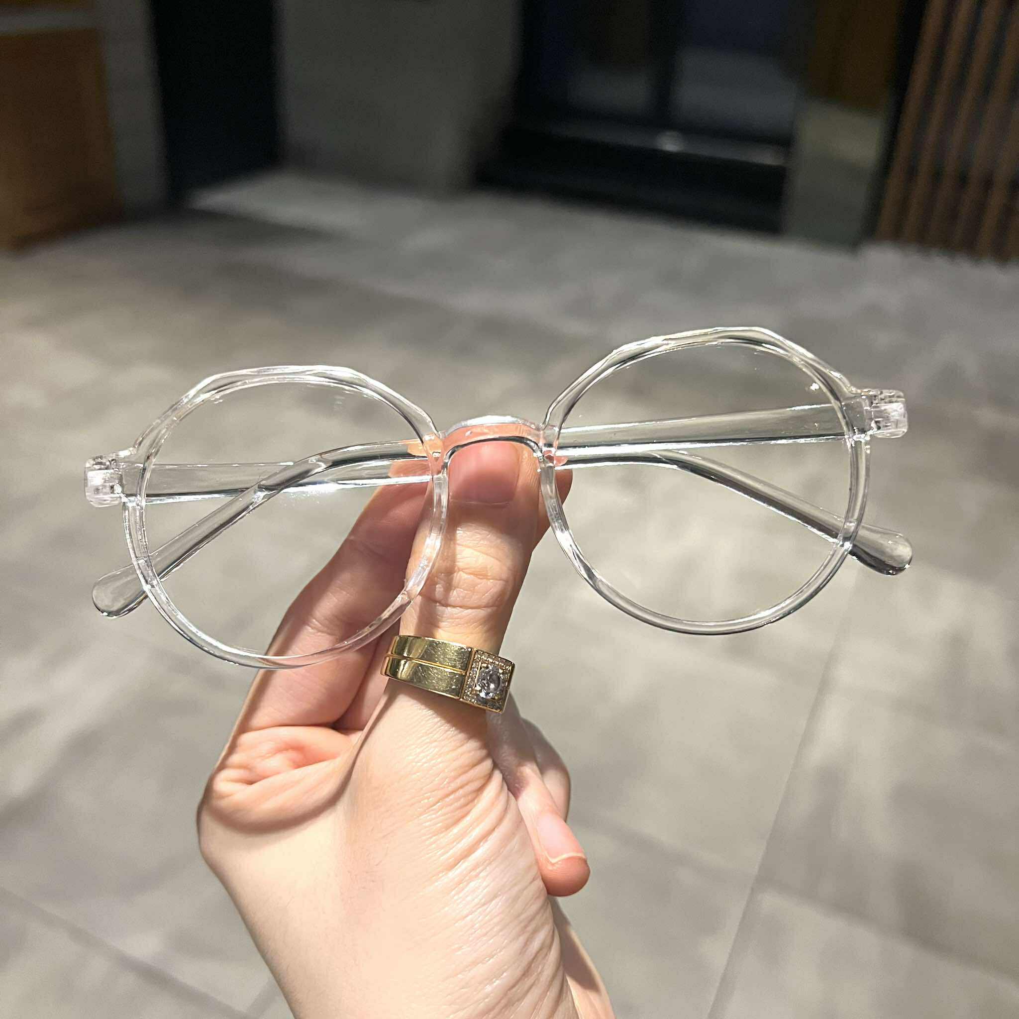 Kính Mắt tròn form nhỏ gọng nhựa nhẹ thời trang cho nam nữ