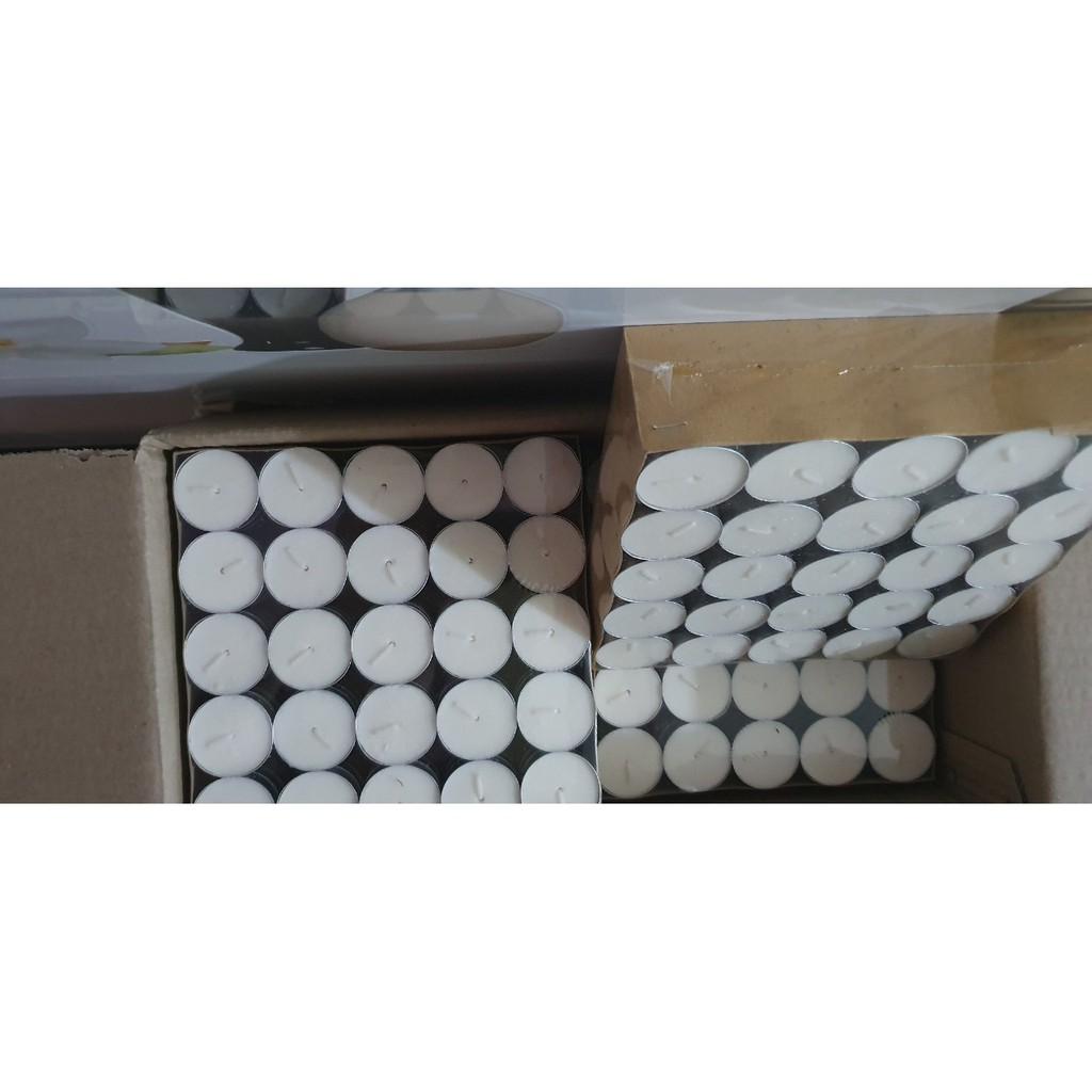 Hộp nến Tealight cọ palm không khói cháy 4 giờ - 5giờ /1 viên