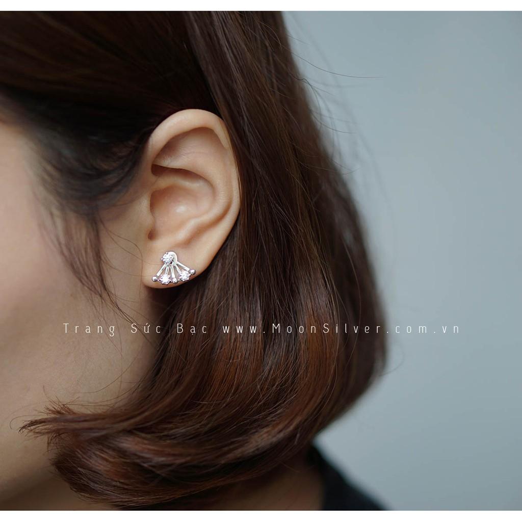 Khuyên tai dẻ quạt 2 trong 1
