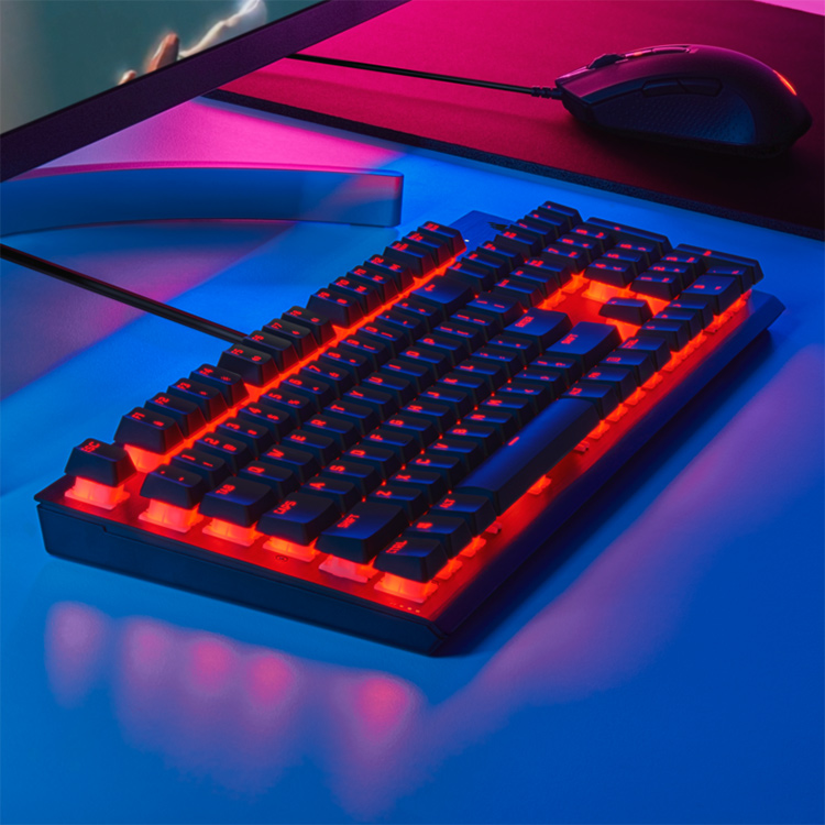 Bàn phím Corsair K60 PRO-Mx VIOLA-Red LED - Hàng chính hãng