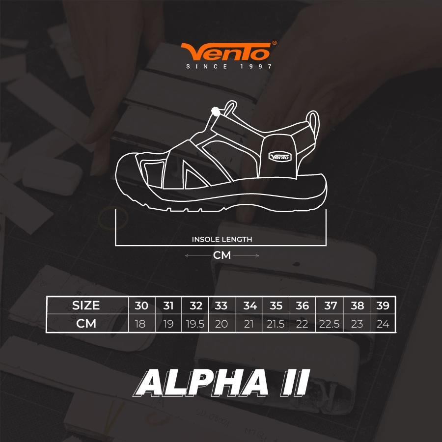 Giày dép Sandals Vento ALPHA I Teen/Trẻ em màu Đỏ Rượu đi học/đi dã ngoại/đi chơi SD08001