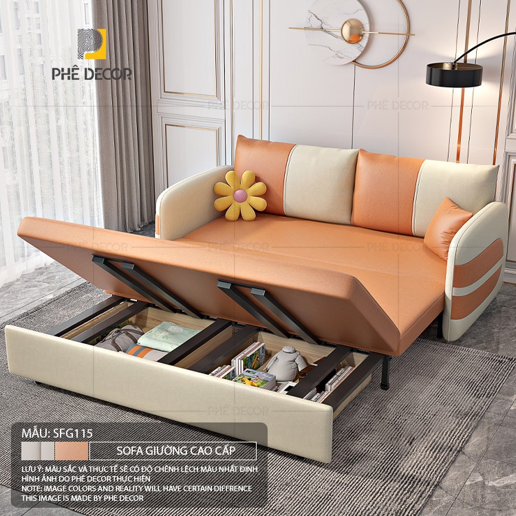 SOFA GIƯỜNG CAO CẤP - SFG115 - 1m98