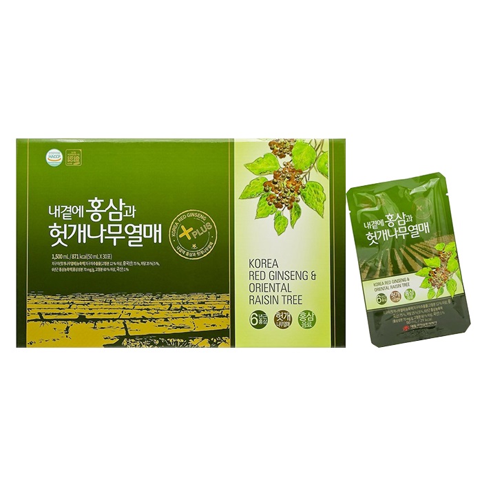 Nước Hồng Sâm bổ gan DAEDONG Hàn Quốc hộp 30 gói * 50ml