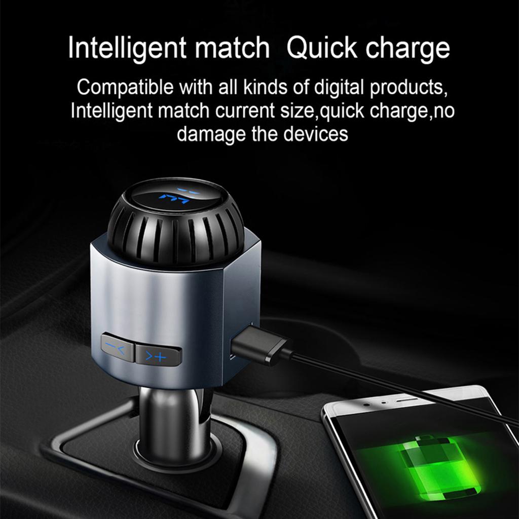 Wireless USB Car Radio Adapter With MP3 Player Black