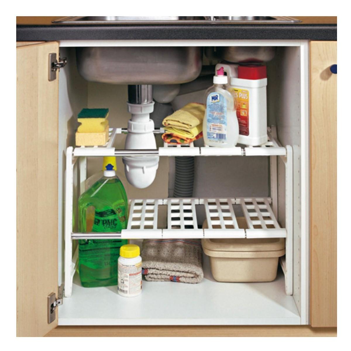 Kệ Để Đồ Gầm Trạn Giúp Tận Dụng Tối Đa Diện Tích Nhà Bếp - CH Hương Thị Miễn Phí Vận Chuyển