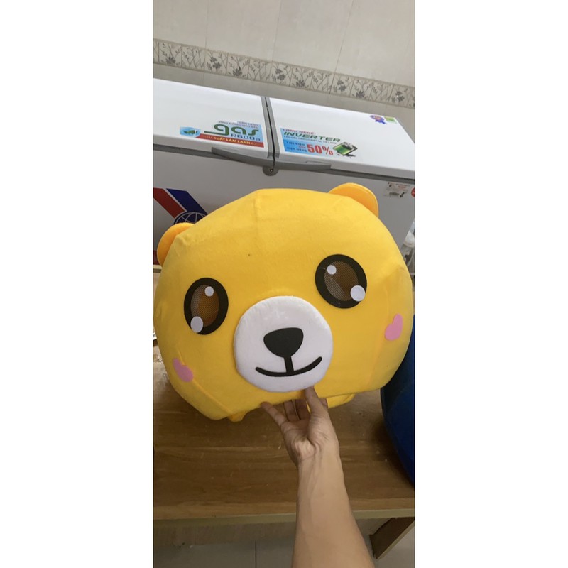Mascot gấu lầy - Màu vàng - Bộ đồ gấu hoá trang bán kẹo - Bộ đồ hoá trang hoạt hình dễ thương