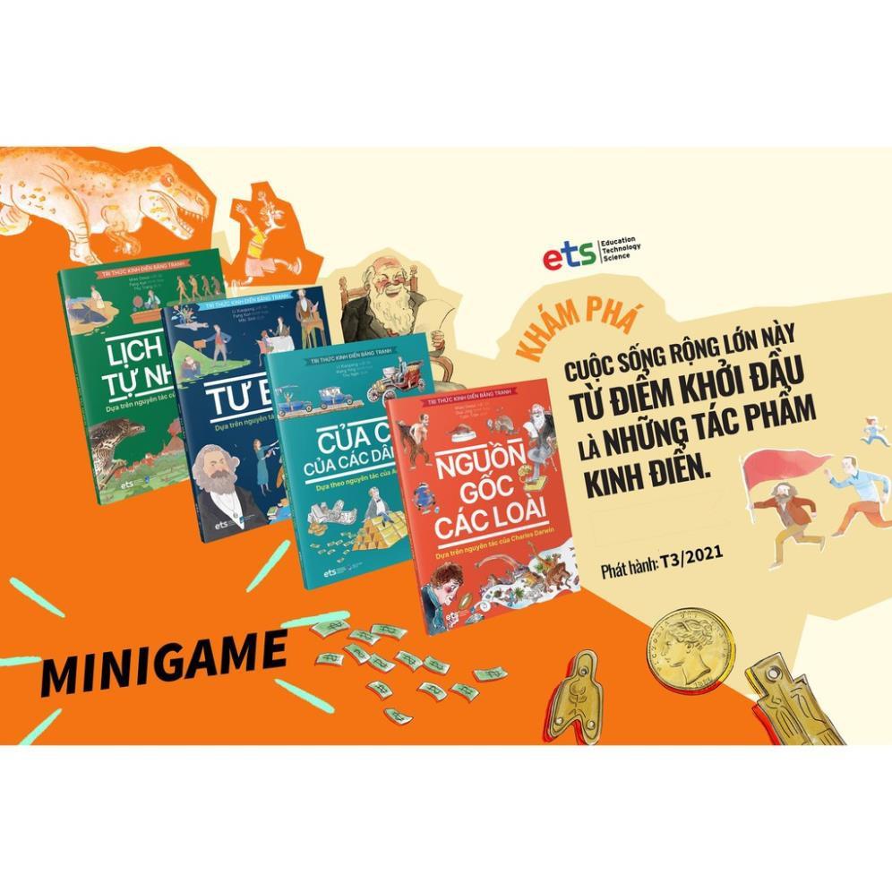 Sách Tri Thức Kinh Điển Bằng Tranh - Nguồn Gốc Các Loài - Alphabooks - BẢN QUYỀN