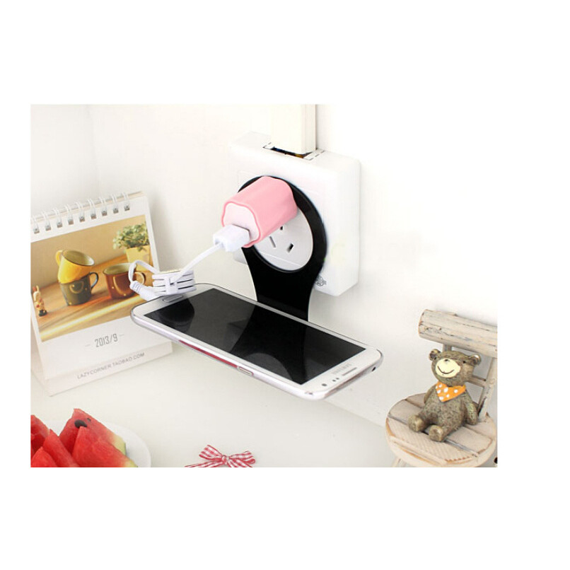 Bộ 5 Móc Treo Điện Thoại Khi Sạc Nhiều Màu