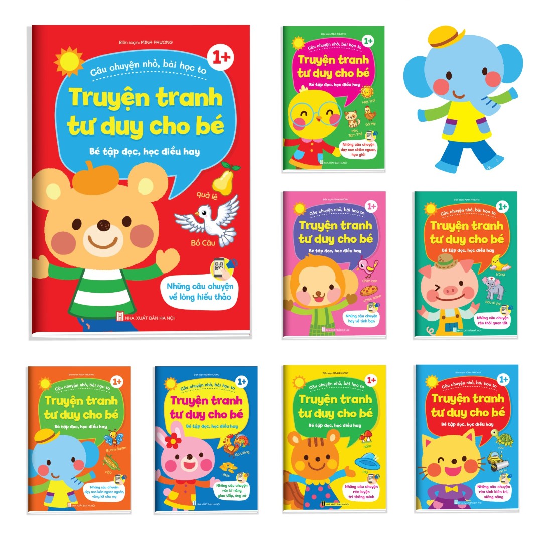Truyện Tranh Tư Duy Cho Bé, Truyện Tư Duy Hình Ảnh - Bé Tập Đọc, Học Điều Hay