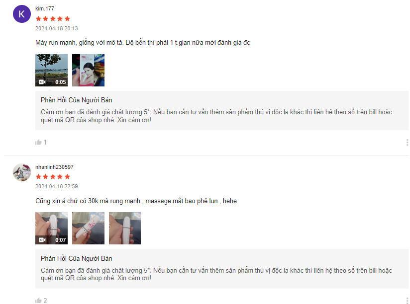 Bộ 2 Máy Massage Mắt Mini, Máy Massage Mắt Kiểu Bút Chống Thâm Quầng Mini 208 - Bút Matxa Mắt Mini