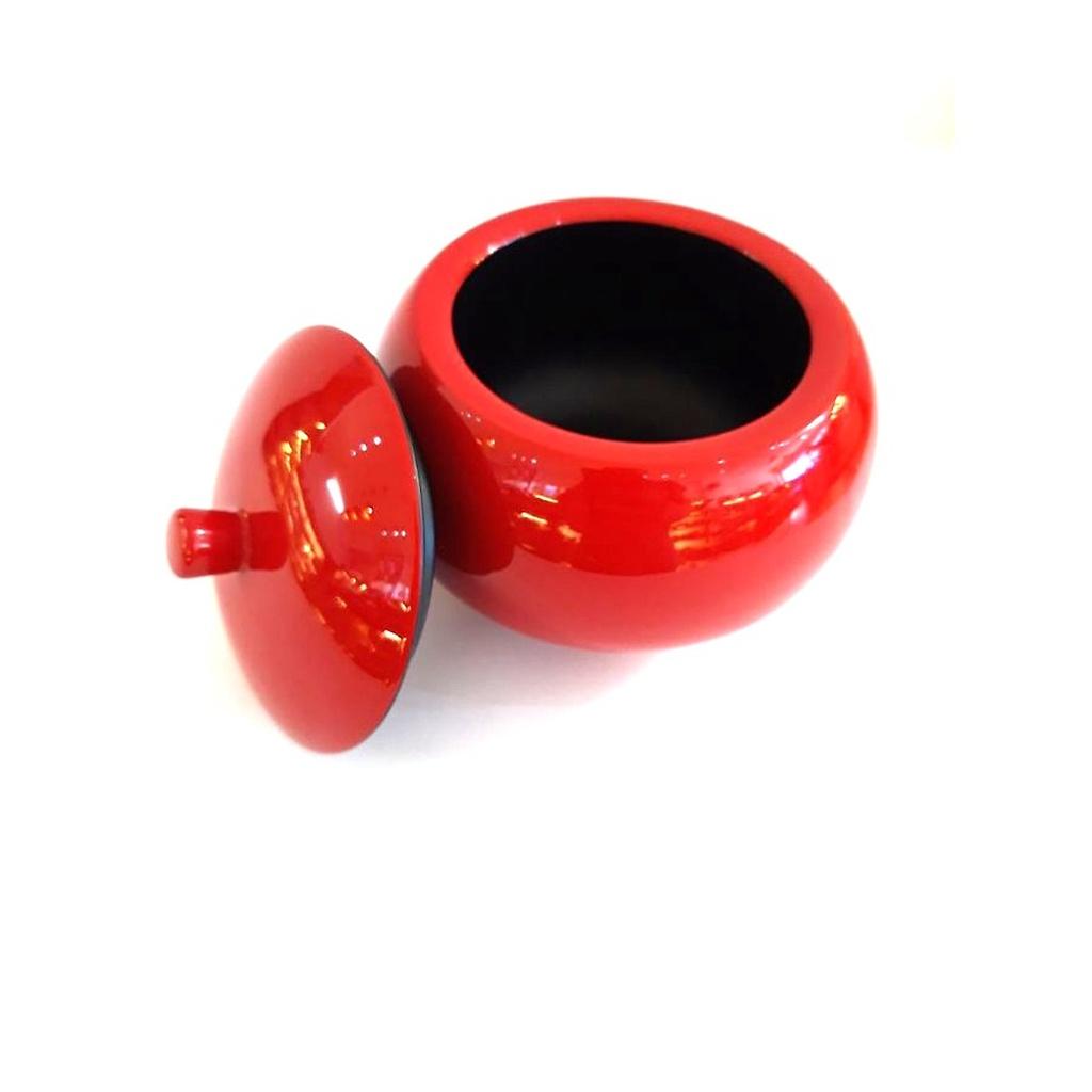 Hủ Cam Sơn Mài Cao Cấp Thanh Bình Lê Đựng Bánh Kẹo. Trang Trí Bàn Văn Phòng, Phòng Khách, Quà tặng ý nghĩa