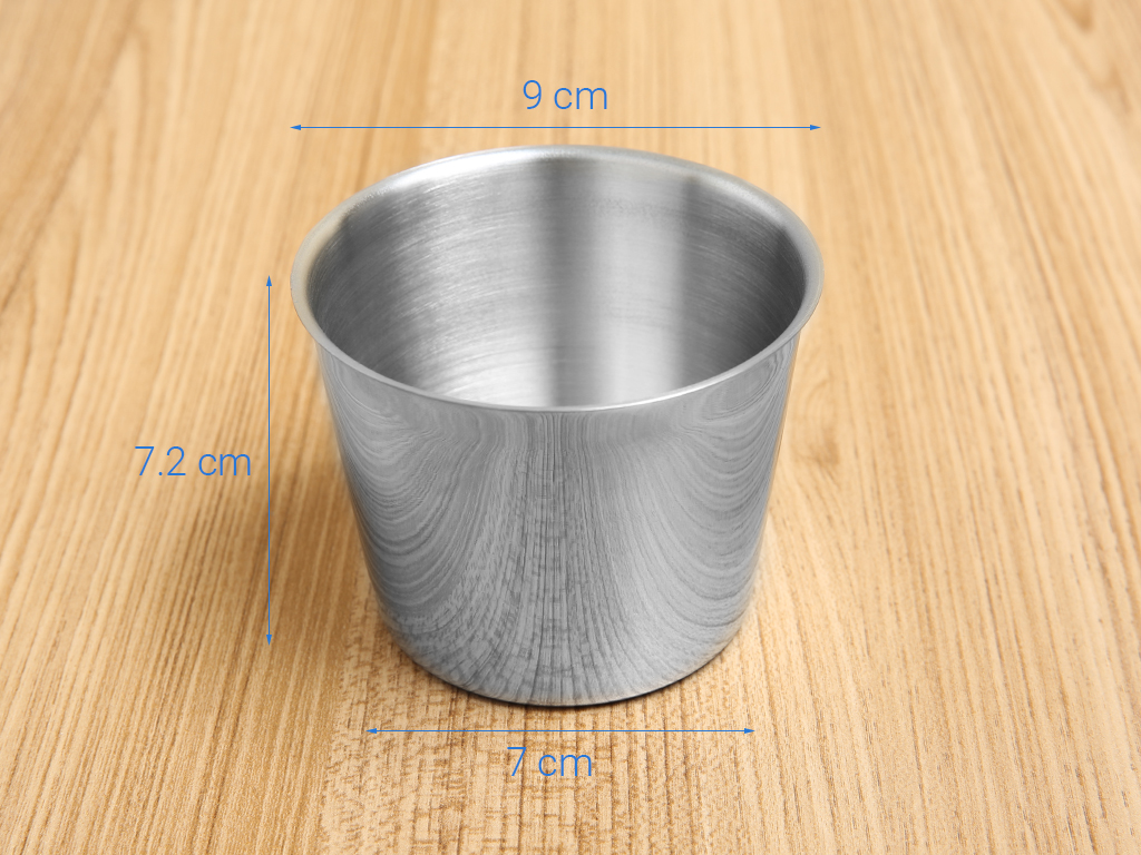 Bộ 5 ly làm đá inox Rainy từ 7cm đến 10cm