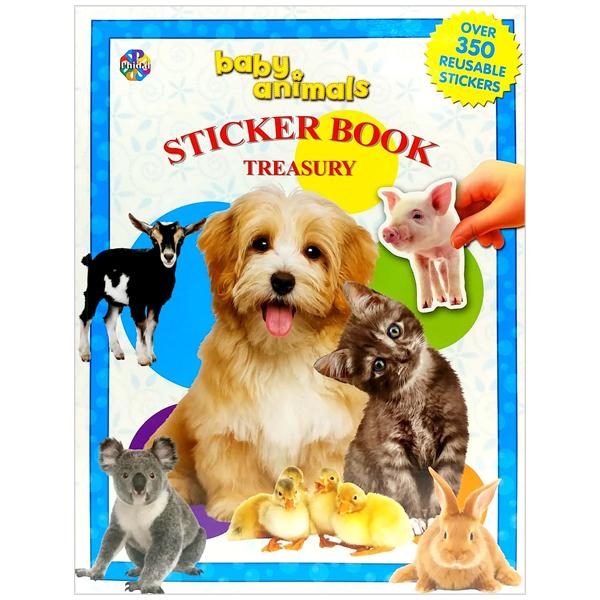 Hình ảnh Baby Animals Sticker Book Treasury