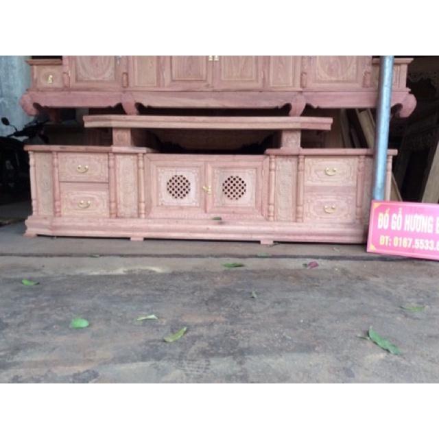 Kệ tivi gỗ hương đá