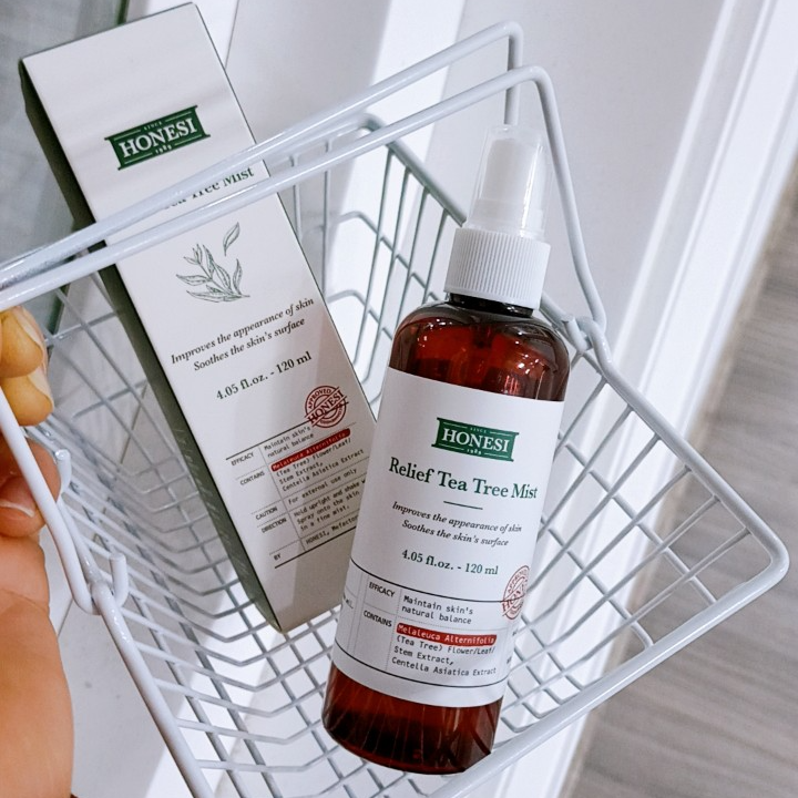 Xịt Khoáng HONESI Relief Tea Tree Mist 120ml