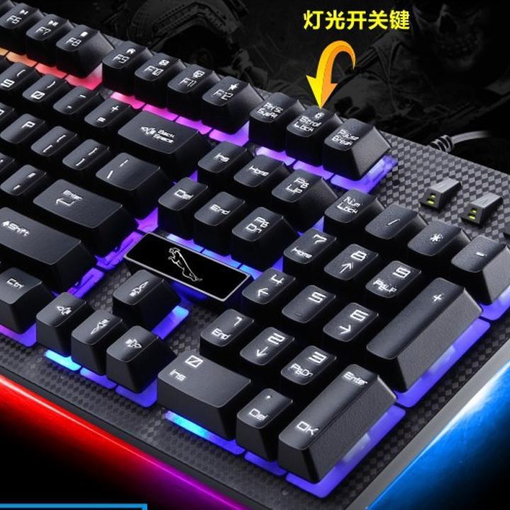 BỘ BÀN PHÍM GAME G20 + CHUỘT R8 1602 Hàng chính hãng