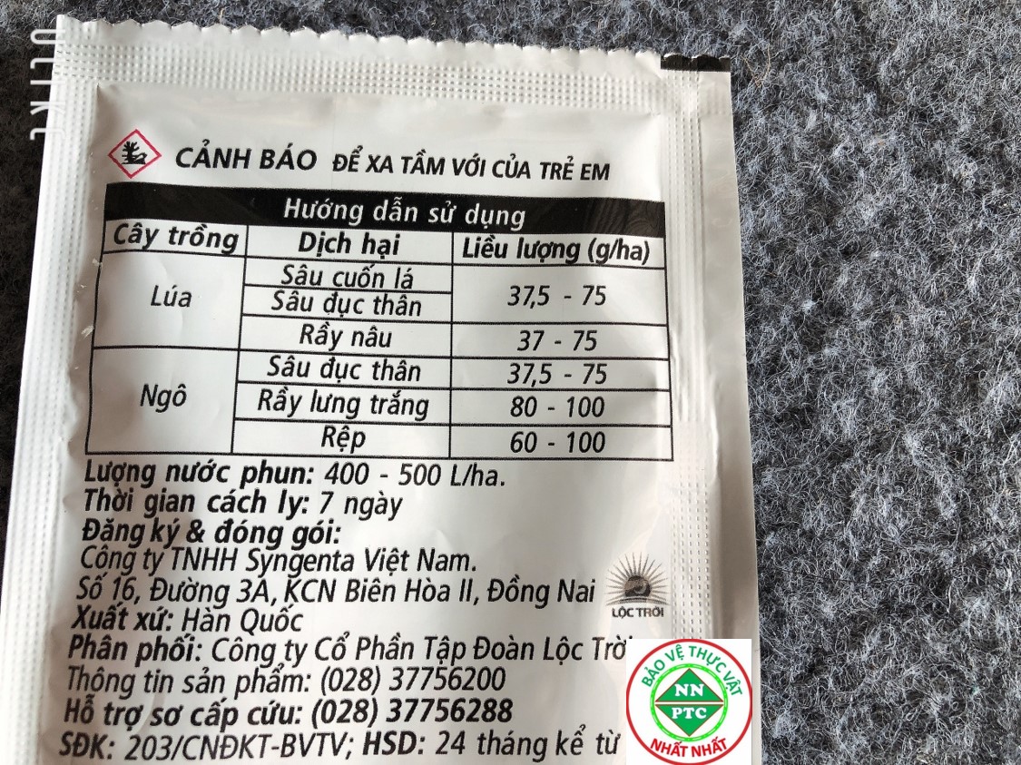 Chế Phẩm Diệt SạCh Sâu Trên Lúa và Bắp(Ngô) Virtako 40 WG Syngenta Thế Hệ Mới