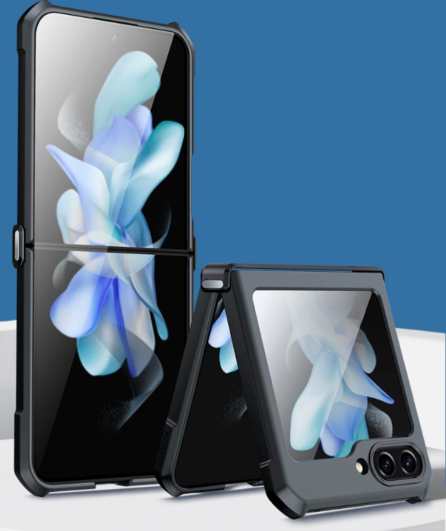 Ốp lưng cho SamSung Galaxy Z Flip 5 hiệu XUNDD cao cấp chống sốc mặt lưng trong -hàng nhập khẩu