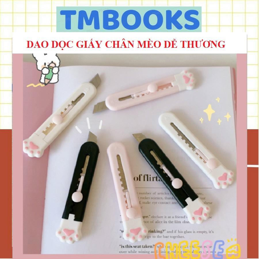 Dao Dọc Giấy Chân Mèo Dễ Thương, Tiện Dụng - Dao Dọc Giấy TMBOOKS