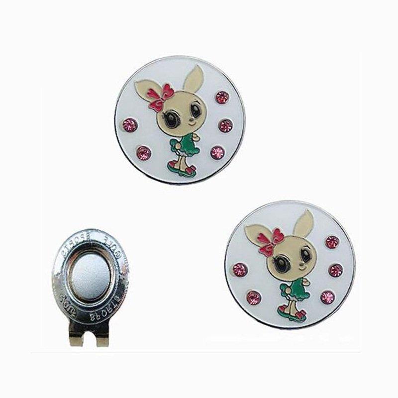 Mác bóng golf clip marker đánh dấu vị trí kẹp nam châm từ tính loại đẹp MB033
