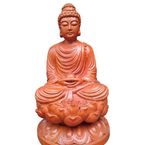 Phật ông thích ca gỗ hương đá liền khối nhiều kích thước