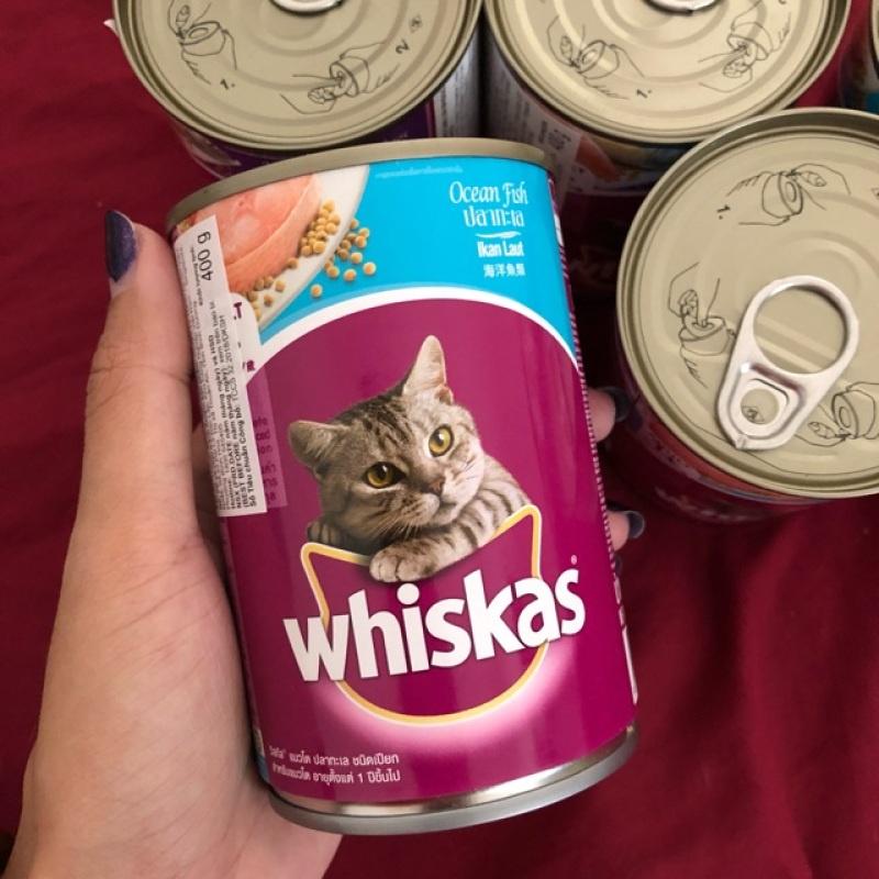 PATE WHISKAS VỊ CÁ LON 400G